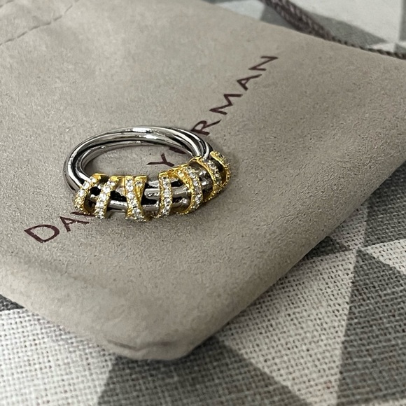 David Yurman Jewelry - David Yurman Silver and Gold Ring